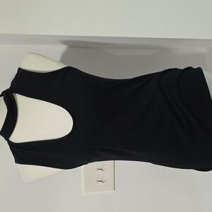 Express Black Sleeveless Dress with Choker Neck. Size MED